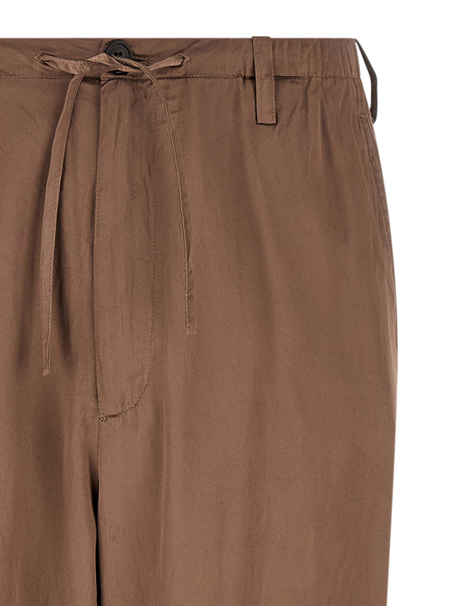 Dries Van Noten Penny Long Pants Wide Leg Trousers In Viscose Cotton Blend For Women