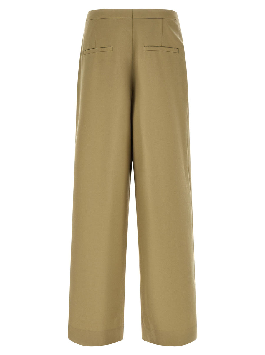 Dries Van Noten Preaches Bis Pants Pleated Wide Leg Luxury Wool Mohair Trousers For Modern Men