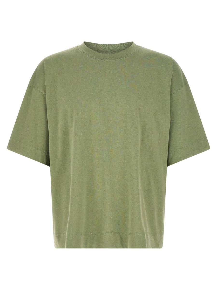 Dries Van Noten Heno T Shirt Oversized Green 100 Percent Cotton Premium Men Casual Topwear