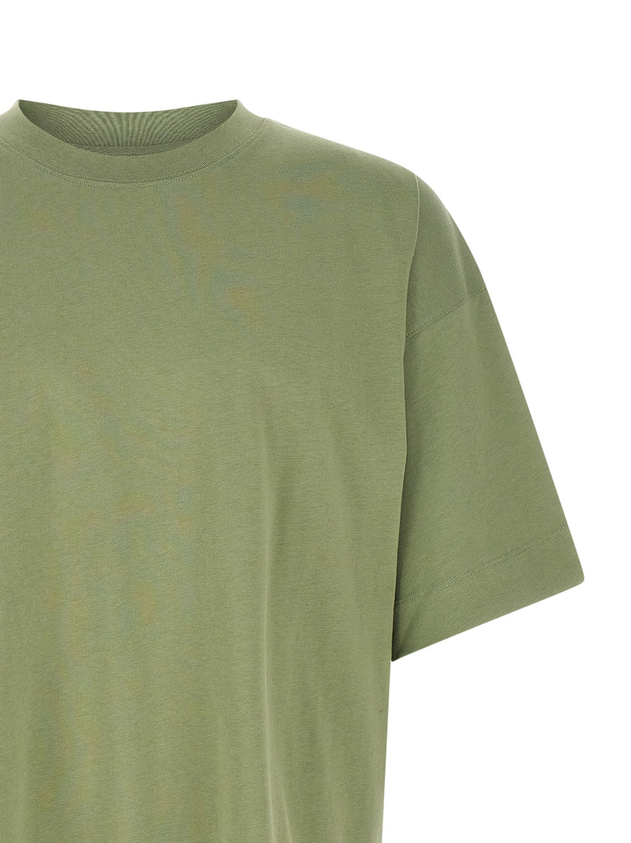 Dries Van Noten Heno T Shirt Oversized Green 100 Percent Cotton Premium Men Casual Topwear