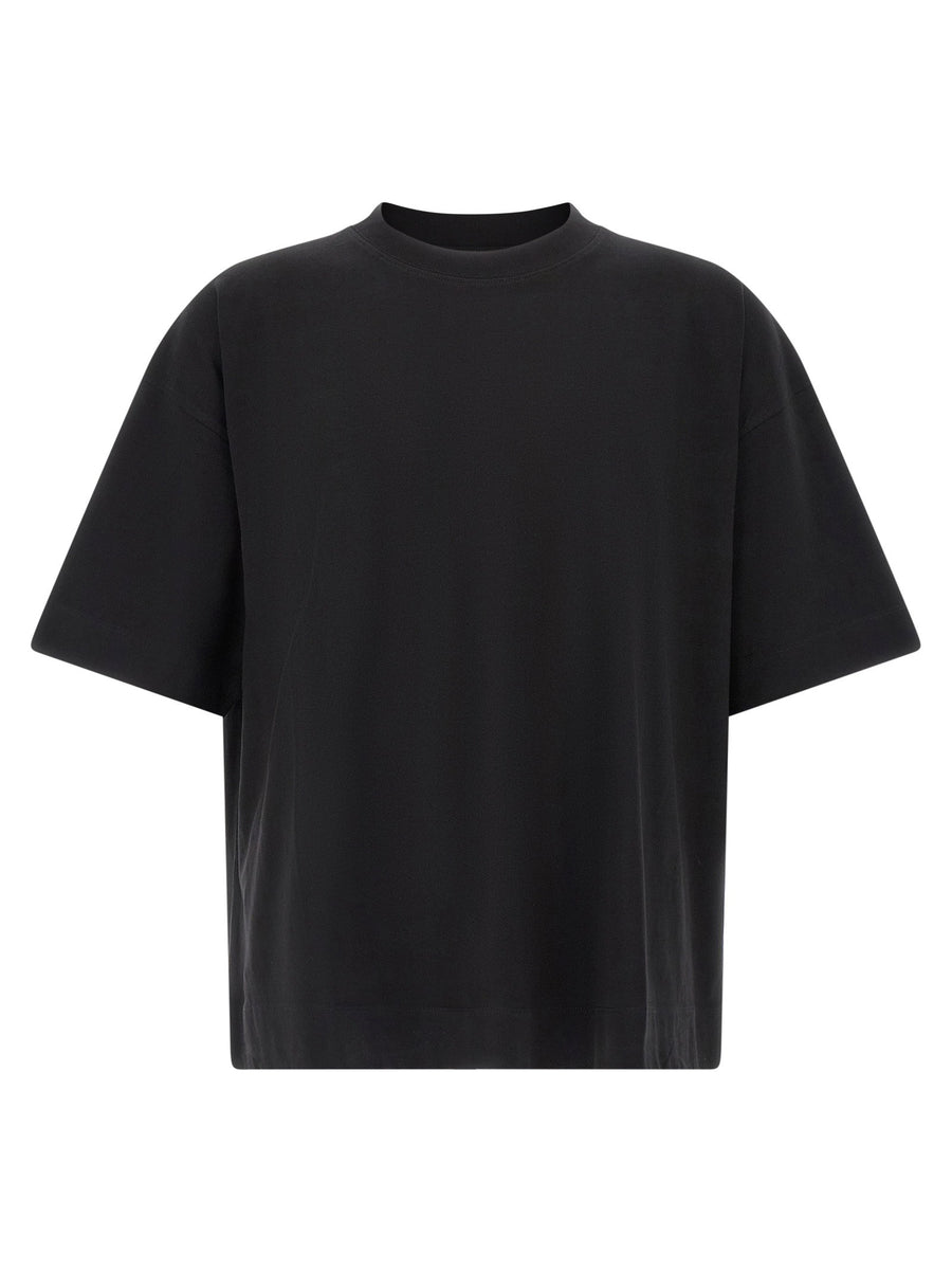 Dries Van Noten Heno T Shirt Black 100 Percent Cotton Crew Neck Relaxed Fit Luxury For Men