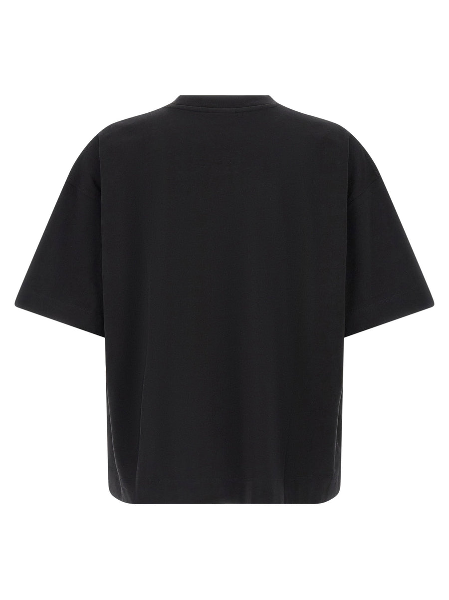Dries Van Noten Heno T Shirt Black 100 Percent Cotton Crew Neck Relaxed Fit Luxury For Men