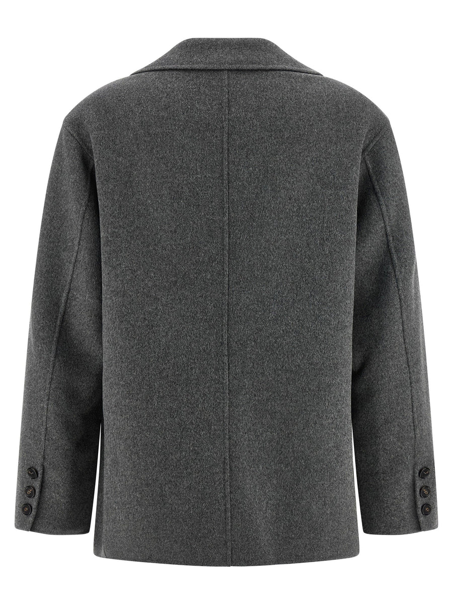 Max Mara Smmelfi Wool Blazer For Women Luxury Tailored Virgin Wool Unlined Pockets Office