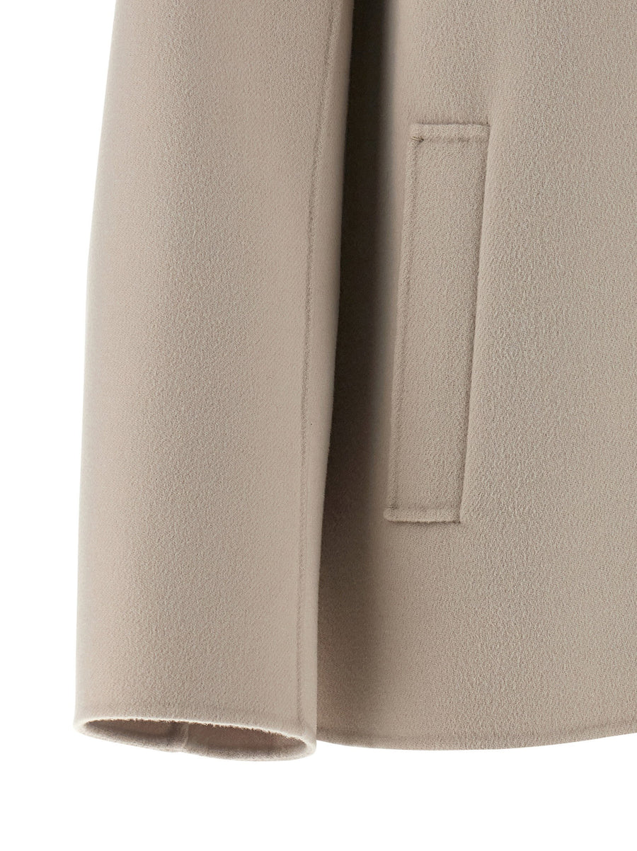 Max Mara Smmargot Blazer For Women Virgin Wool Beige Double Breasted Caban Inspired Timeless Versatile Workwear