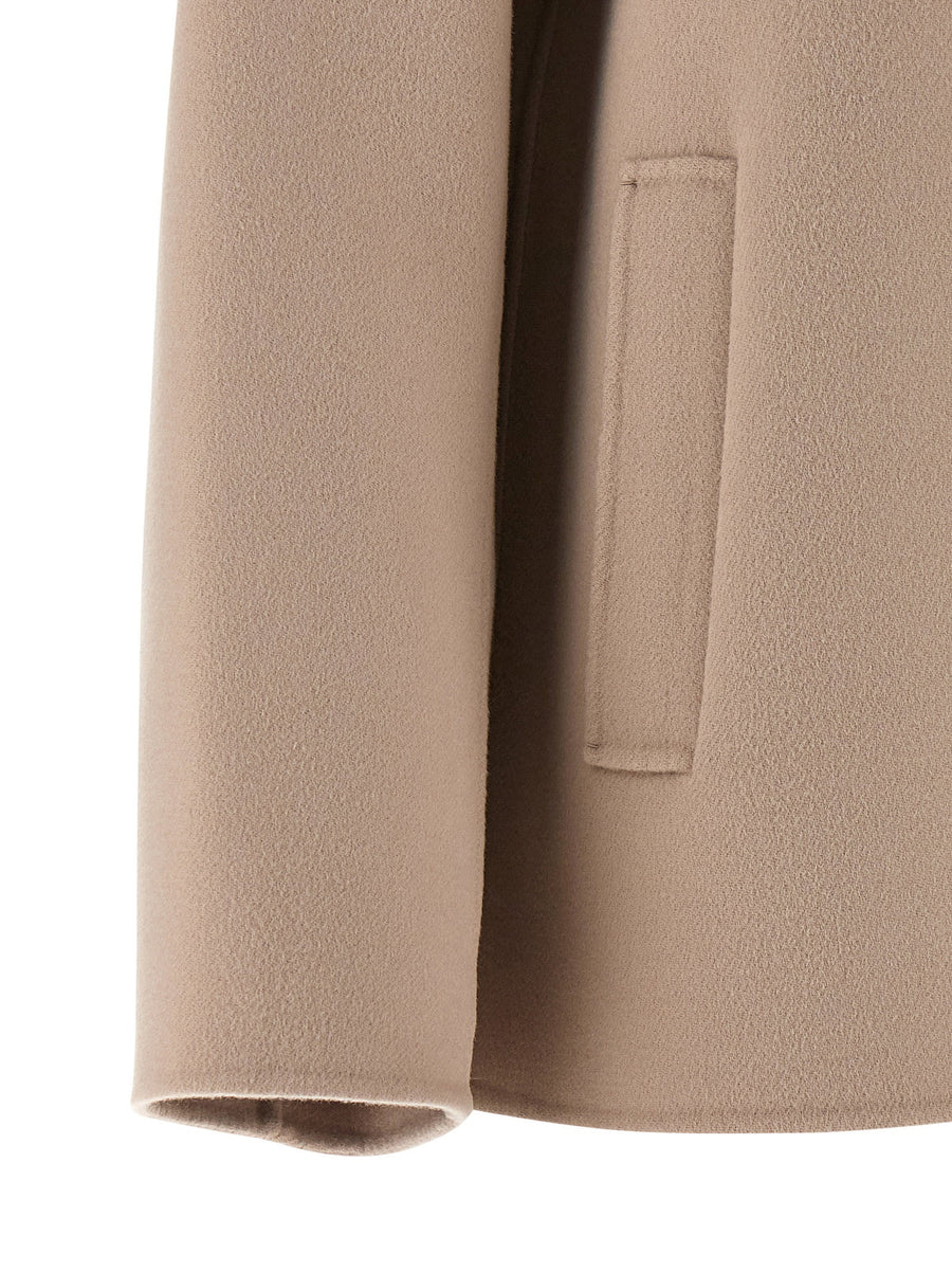 Max Mara Smmmargot Beige Virgin Wool Double Breasted Blazer For Women Cabane Inspired Luxury Wardrobe Essential