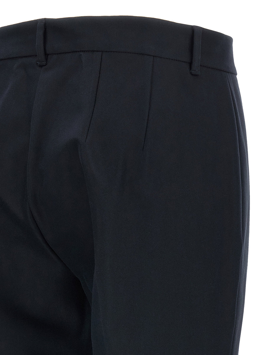 Max Mara Smmfatina Cropped Trousers for Women Stretch Cotton Viscose Blend Tailored Silhouette