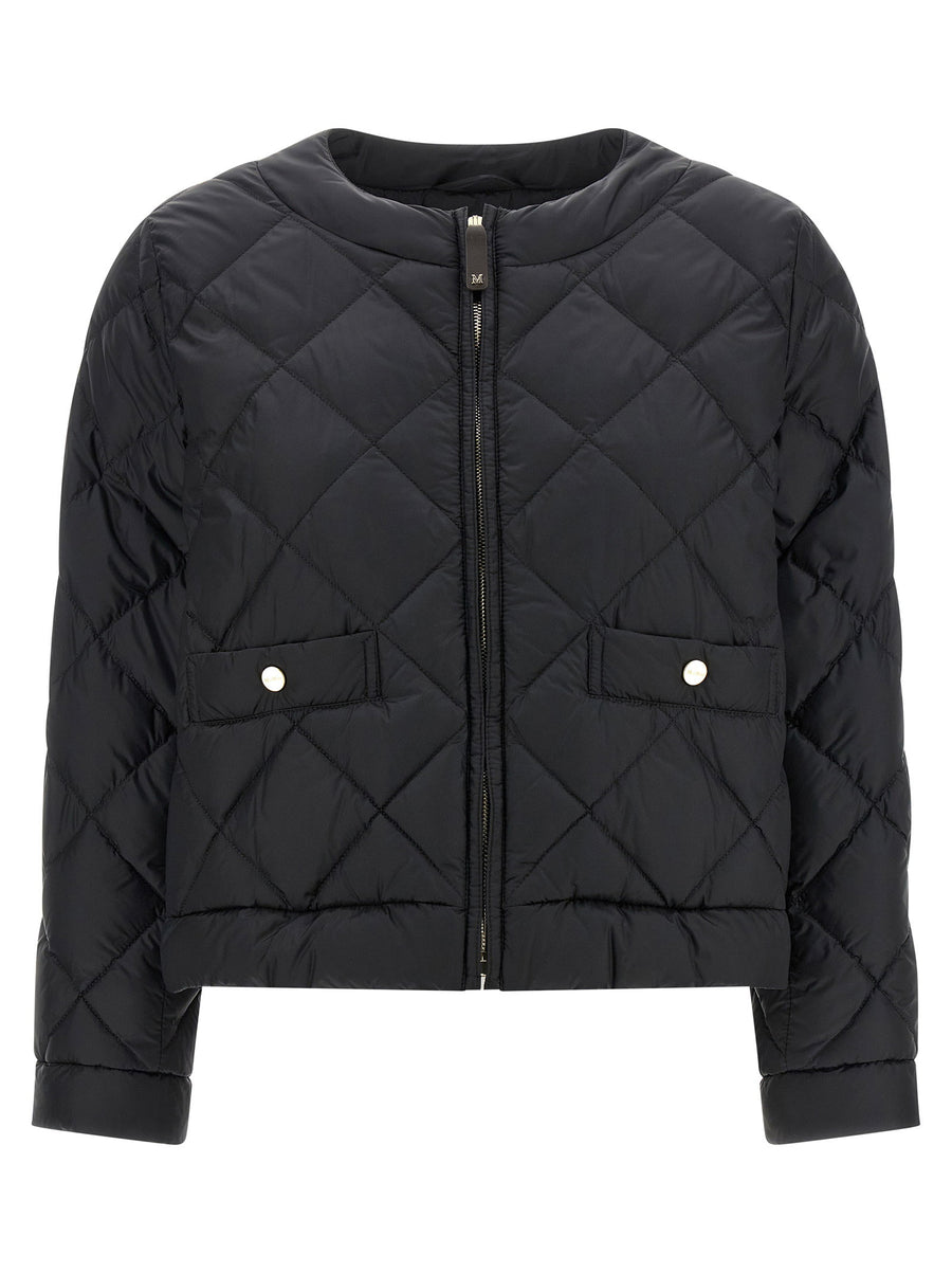Max Mara The Cube Mtcsofta Jacket Iridescent Antidrip Canvas Down Quilted For Women Premium Luxury Outerwear