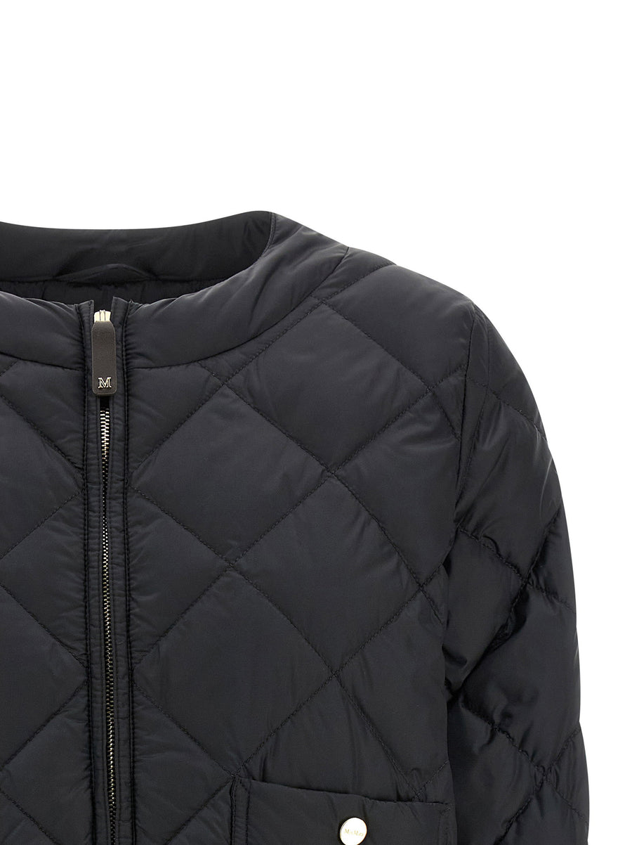 Max Mara The Cube Mtcsofta Jacket Iridescent Antidrip Canvas Down Quilted For Women Premium Luxury Outerwear