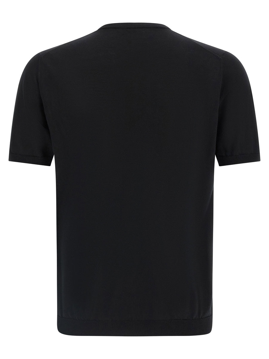 Roberto Collina Cotton Sweater For Men Lightweight Breathable Crew Neck Knit Timeless Everyday Essential
