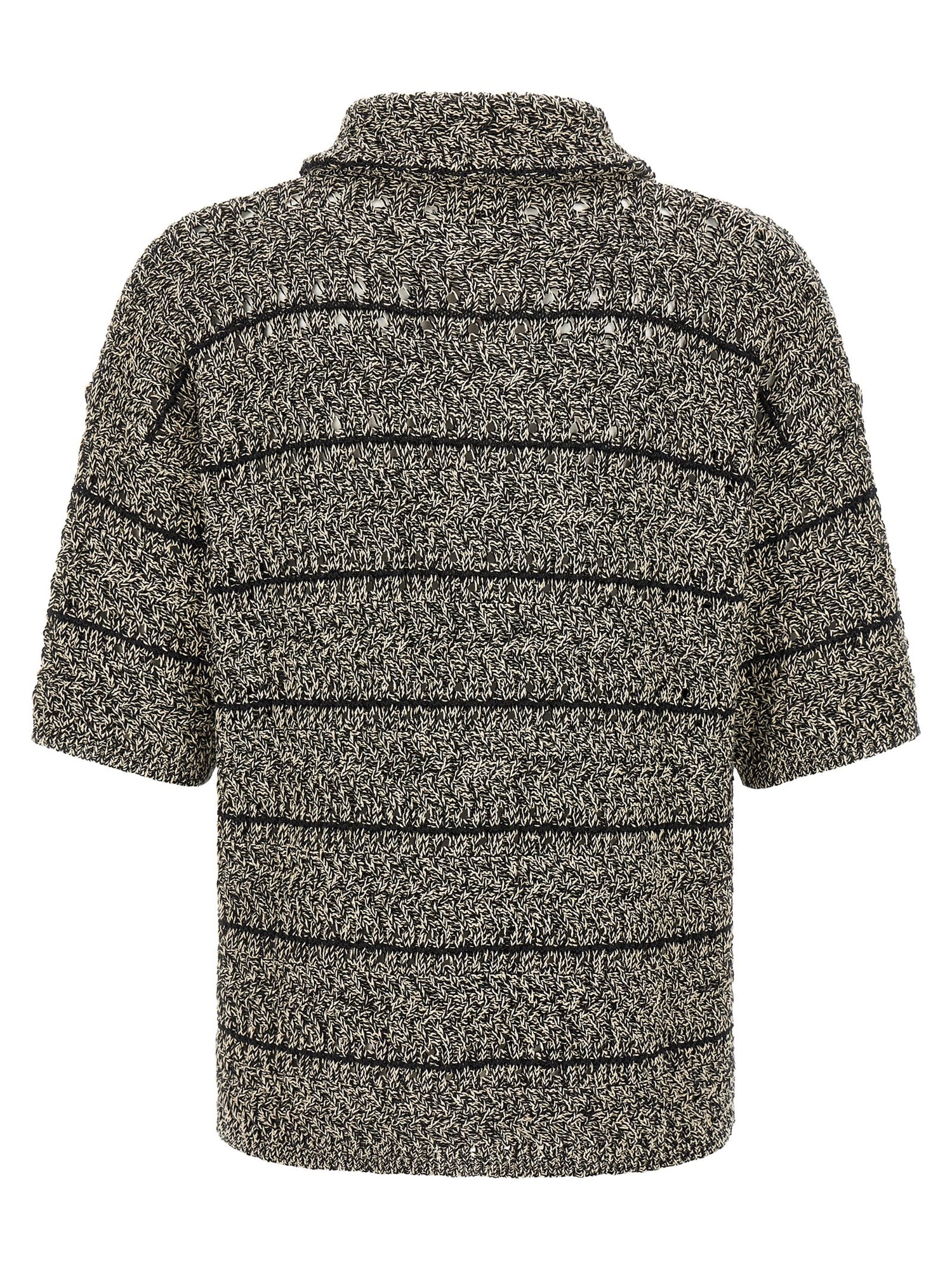 Roberto Collina Mouliné Insert Cardigan