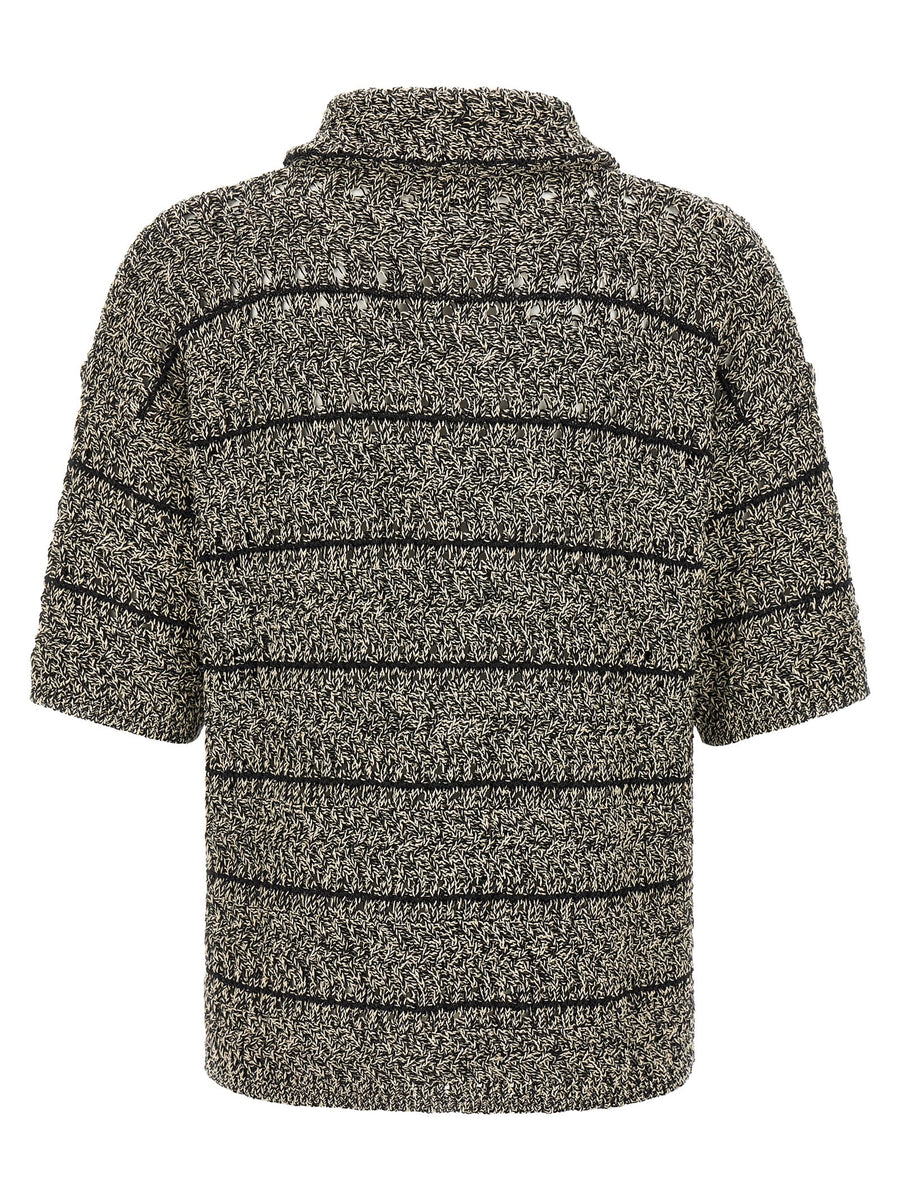 Roberto Collina Mouliné Insert Cardigan