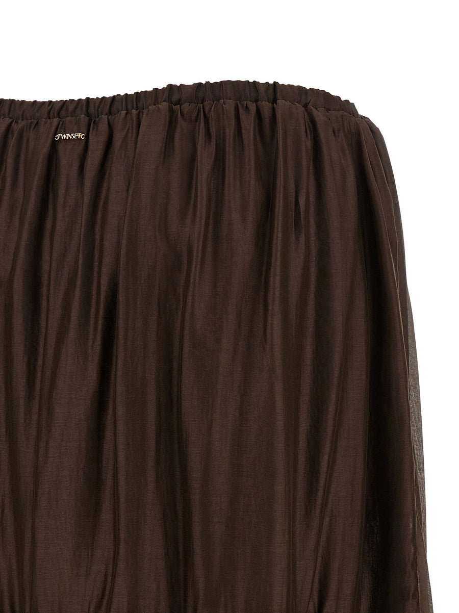 Twin Set Flounces Skirt