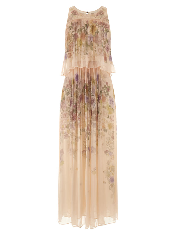 Twin Set Floral Ruffle Dress