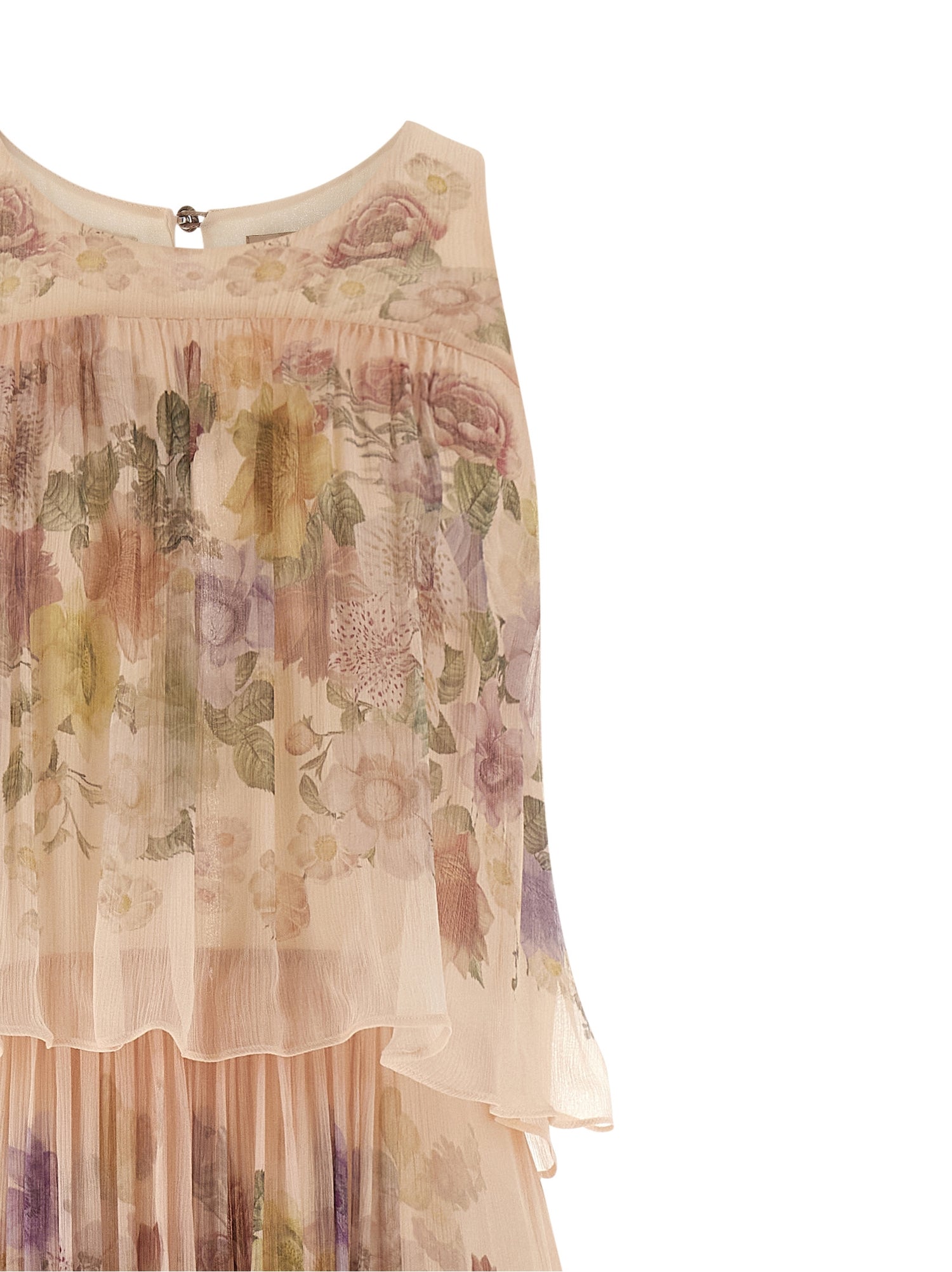 Twin Set Floral Ruffle Dress