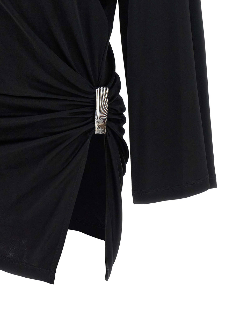 The Attico Metallic Detail Dress
