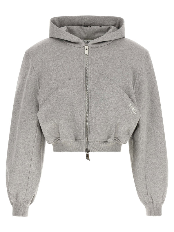 The Attico Cropped Hoodie