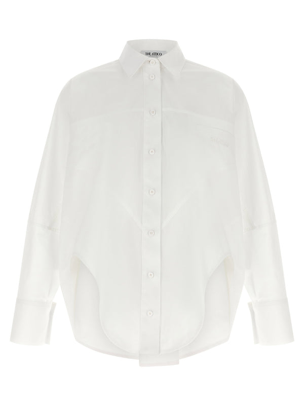 The Attico Shaped Hem Shirt