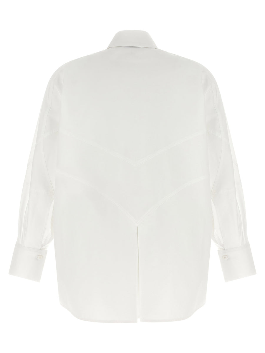 The Attico Shaped Hem Shirt