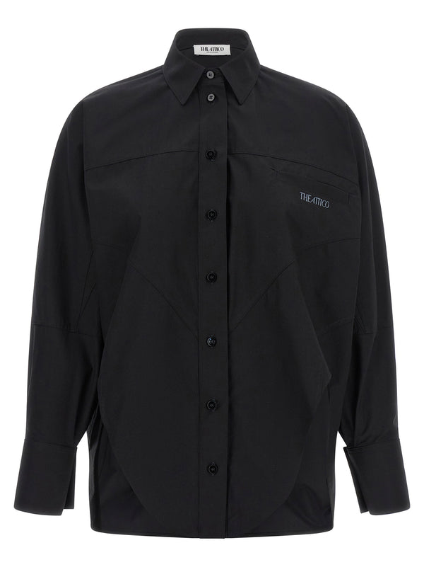 The Attico Shaped Hem Shirt