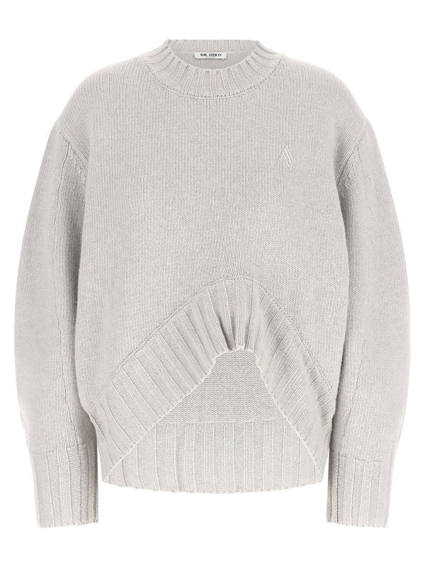 The Attico Asymmetrical Hem Sweater