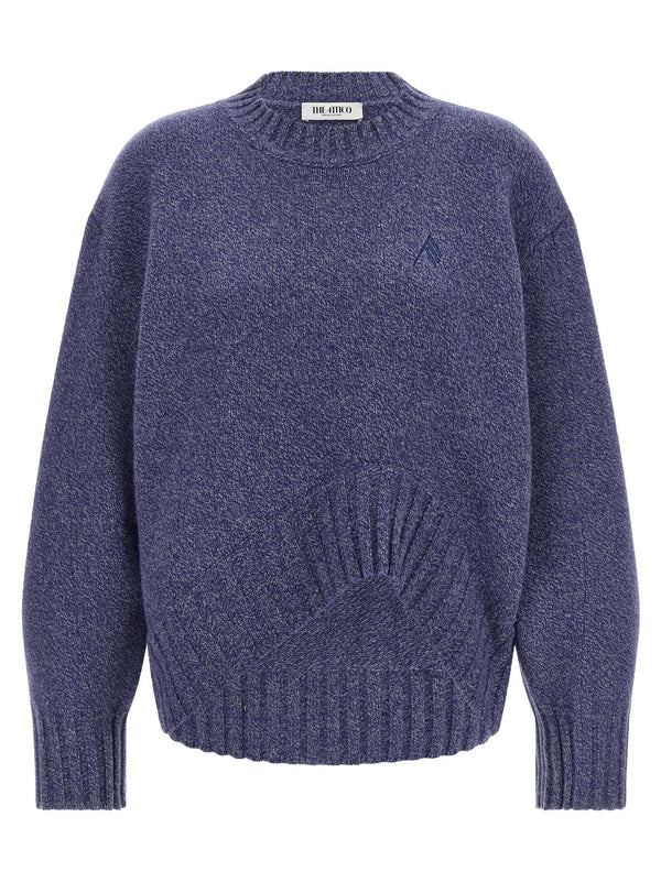 The Attico Asymmetrical Hem Sweater