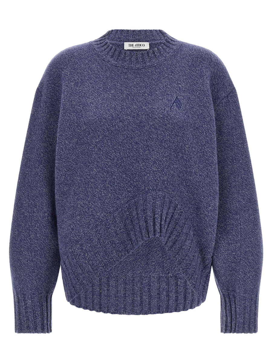 The Attico Asymmetrical Hem Sweater