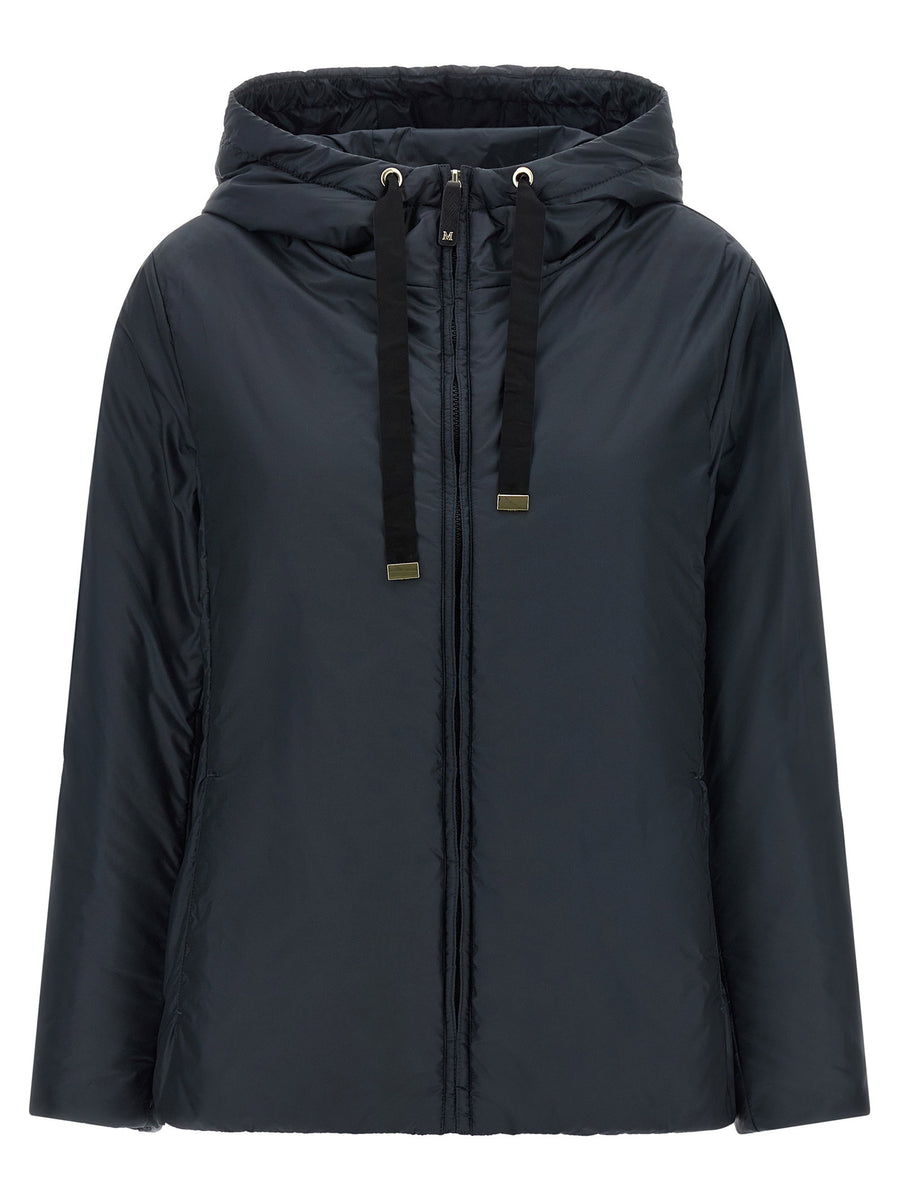 Max Mara The Cube Blue Water Repellent Short Jacket