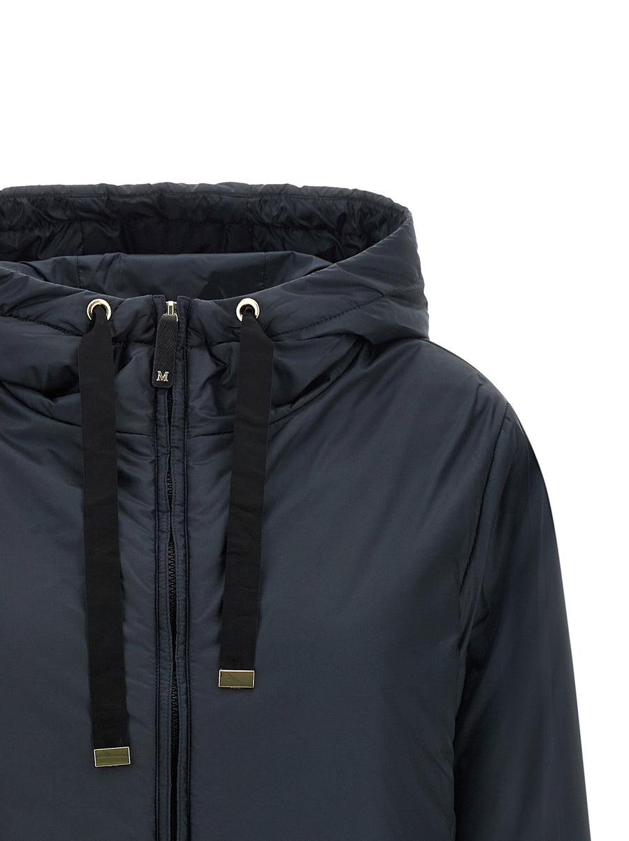 Max Mara The Cube Blue Water Repellent Short Jacket