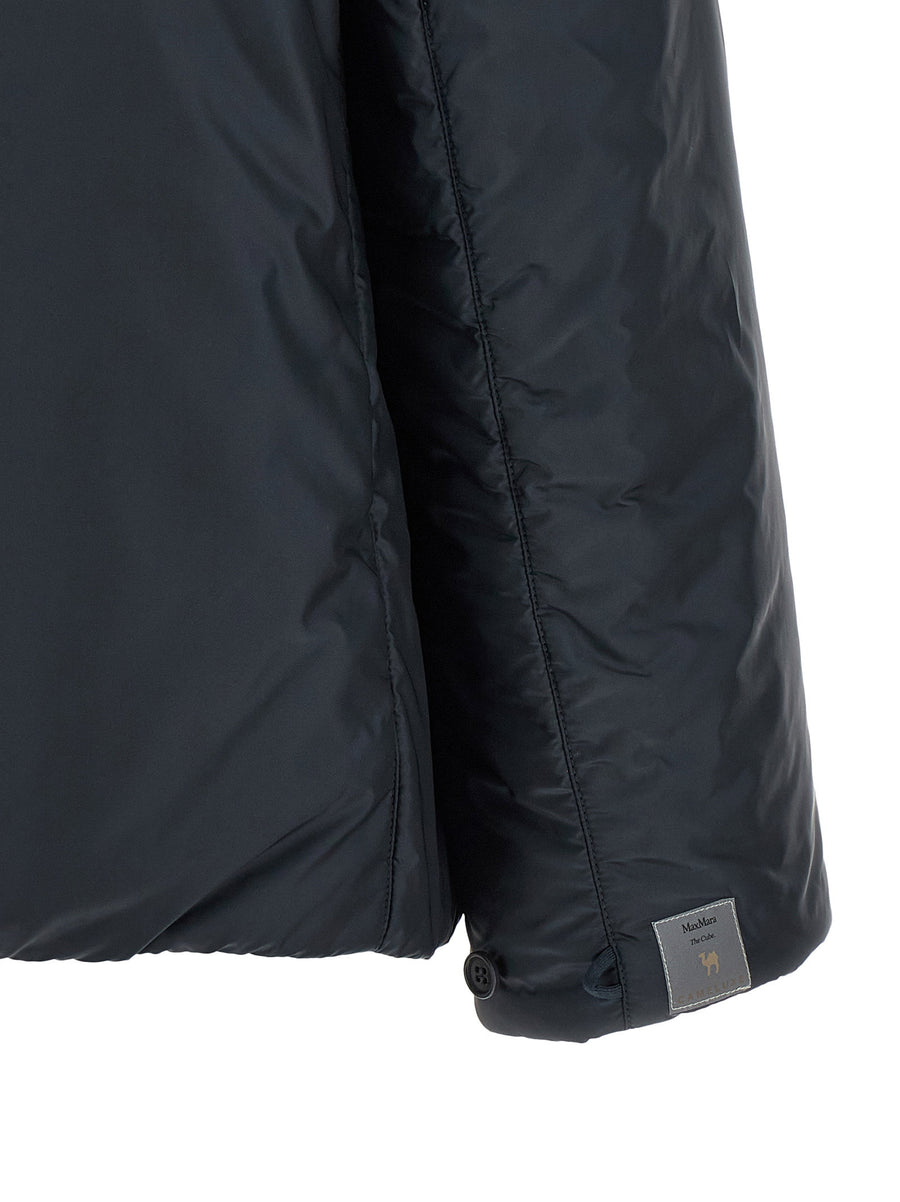 Max Mara The Cube Blue Water Repellent Short Jacket