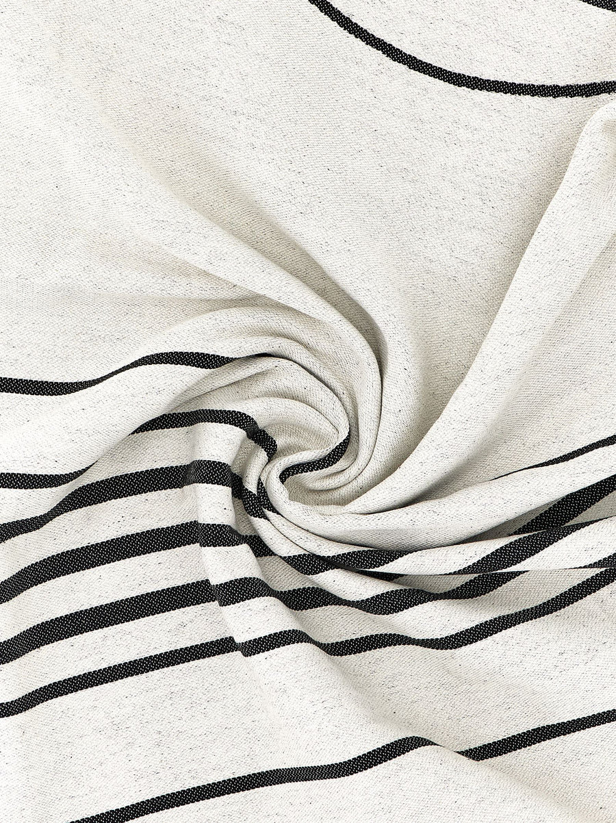 Maison Michel Aida Fouta Beach Towel For Women Luxury 100 Percent Cotton With Jacquard Logo One Size