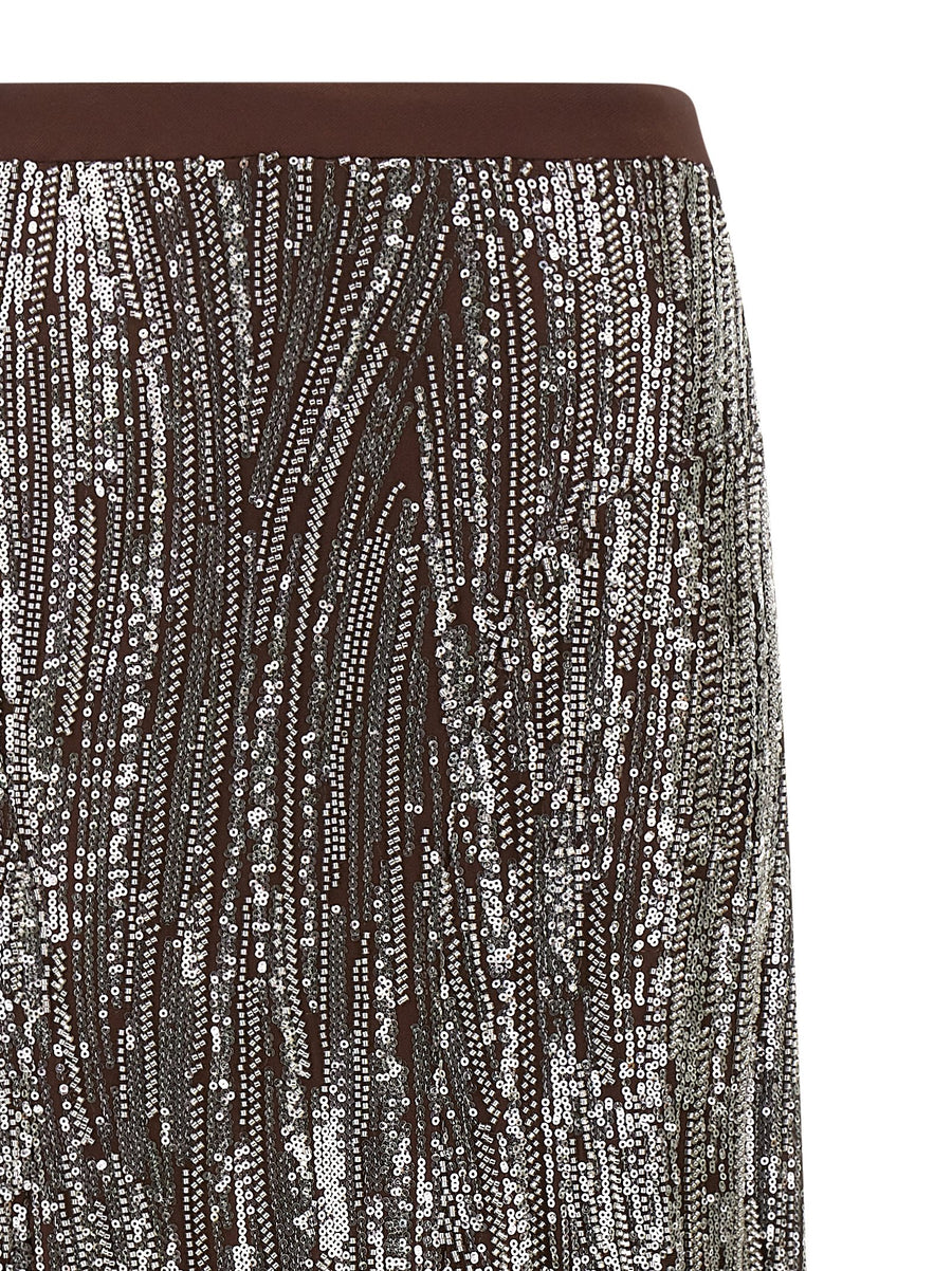 Paco Rabanne Sequin And Pearl Skirt