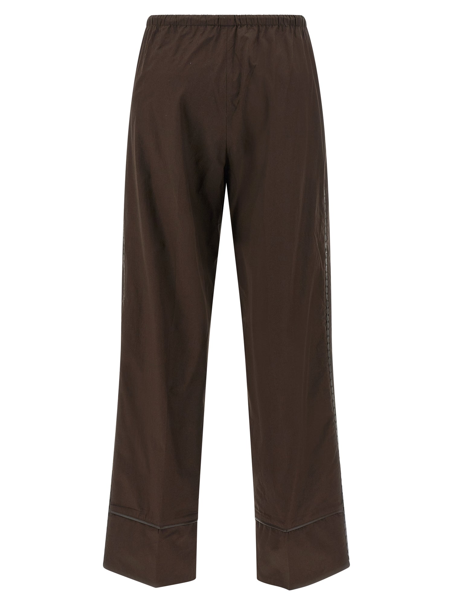 Yves Salomon Leather Insert Pants