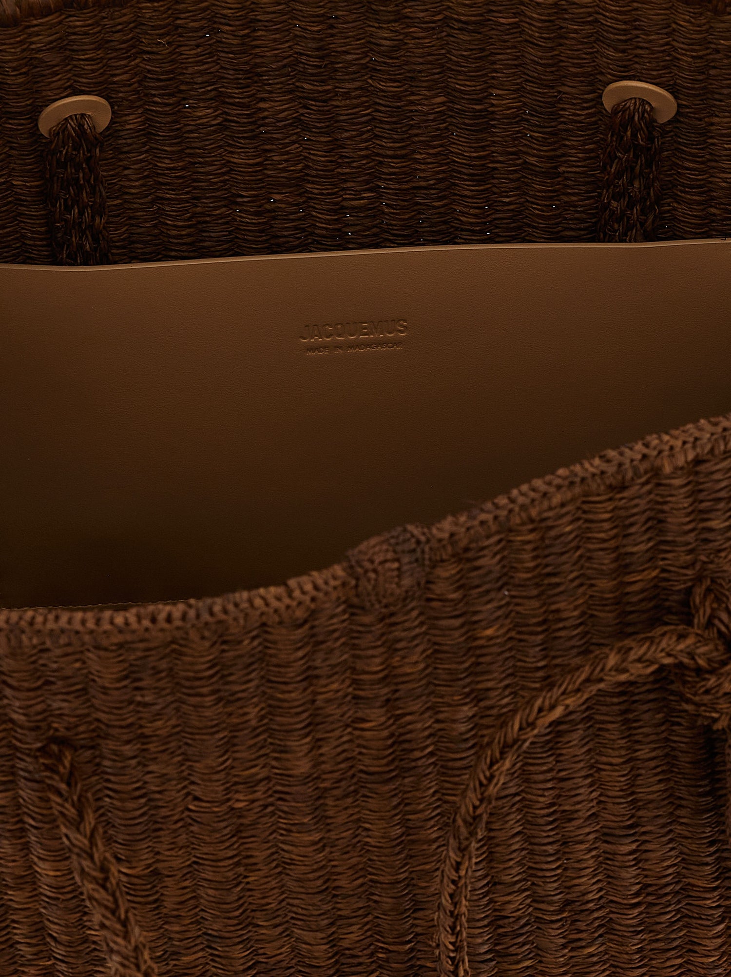 Jacquemus Le Grand Turismo Raphia Shopping Bag
