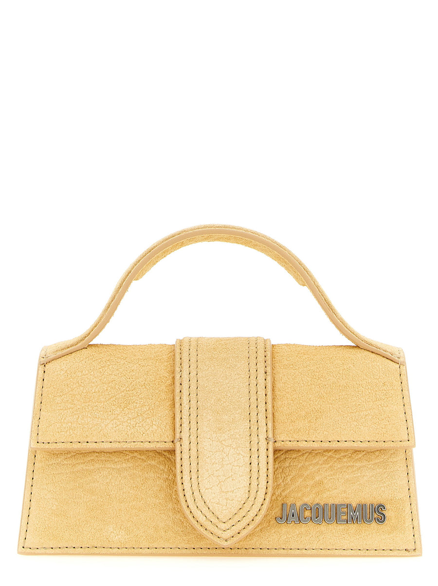 Jacquemus Le Bambino Handbag Yellow Cow Leather Top Handle