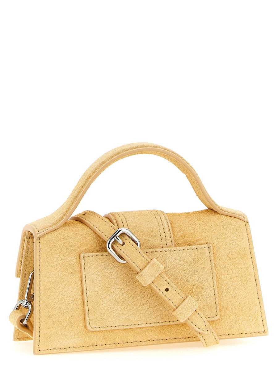 Jacquemus Le Bambino Handbag Yellow Cow Leather Top Handle