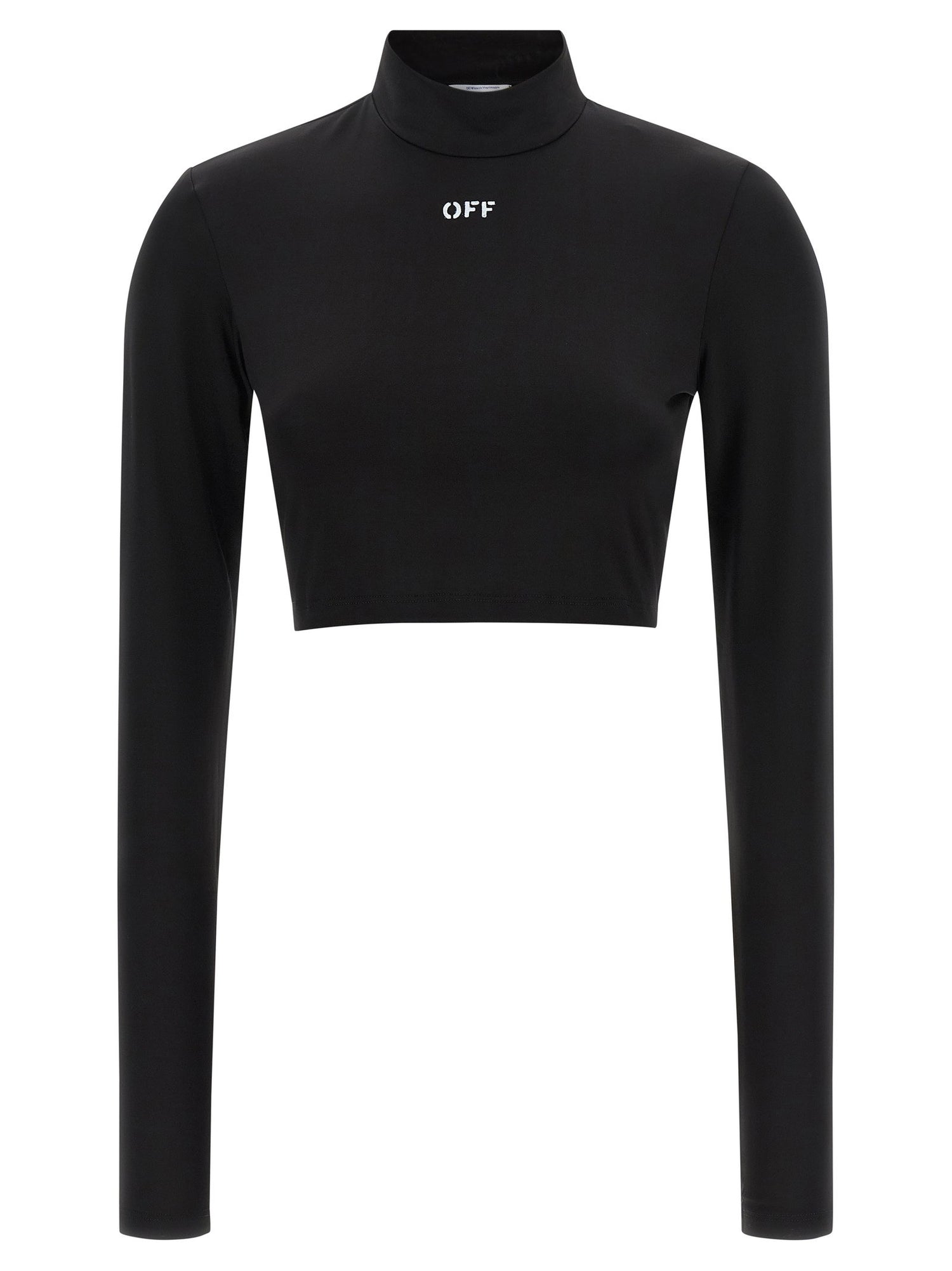 Off White Off Stamp Crop Top