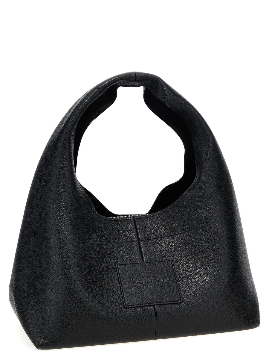 Marc Jacobs The Sack Shoulder Bag Luxurious Full Grain Leather Magnetic Closure Removable Leather Clutch For Women