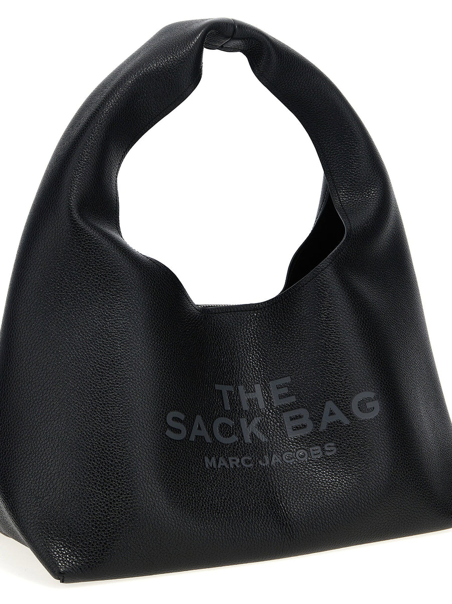 Marc Jacobs The Sack Shoulder Bag Luxurious Full Grain Leather Magnetic Closure Removable Leather Clutch For Women