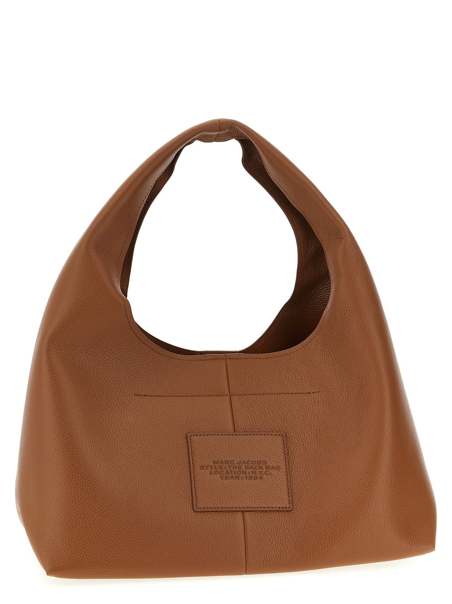 Marc Jacobs Sack Bag Full Grain Leather Shoulder Bag Women