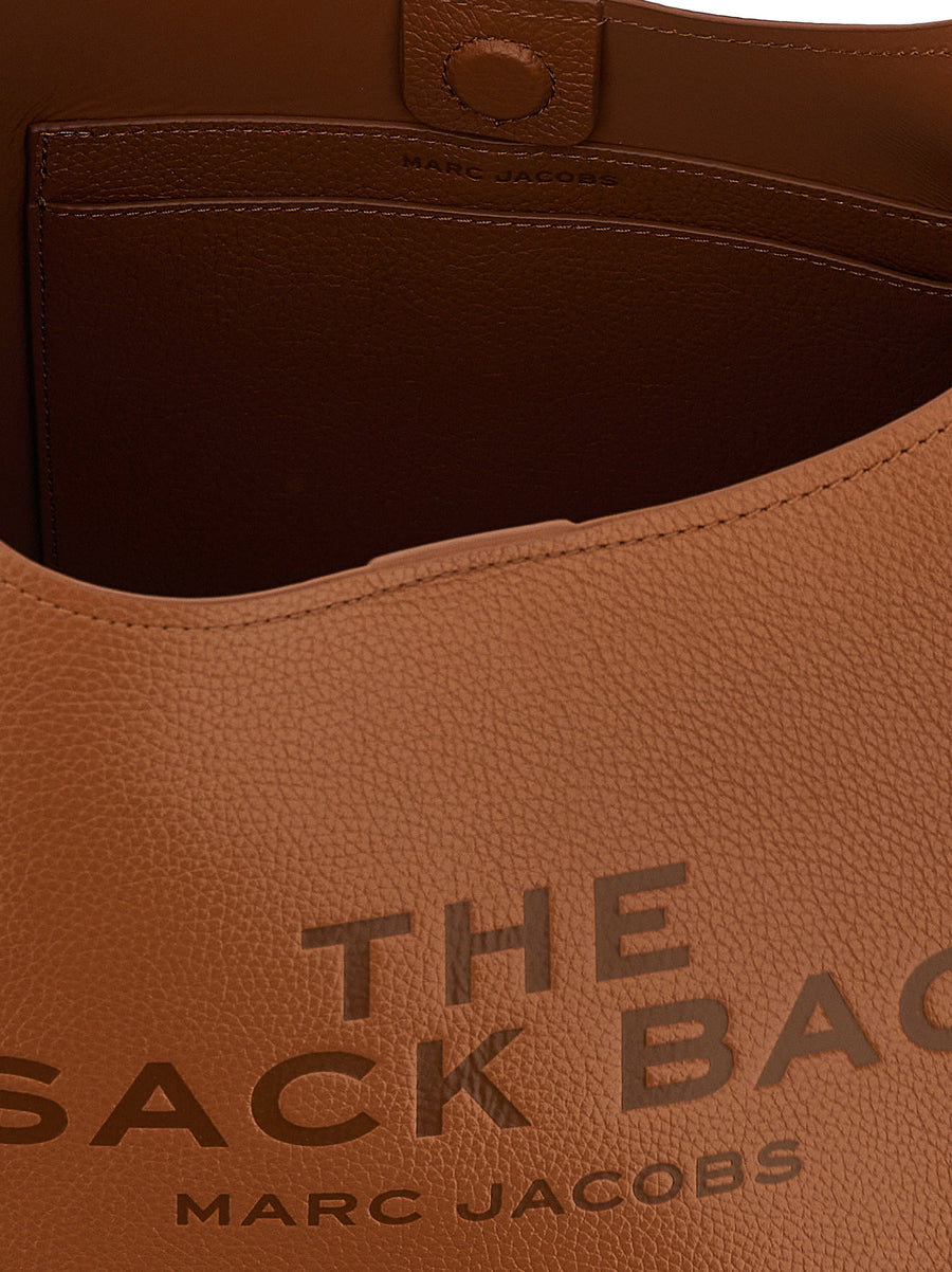 Marc Jacobs Sack Bag Full Grain Leather Shoulder Bag Women