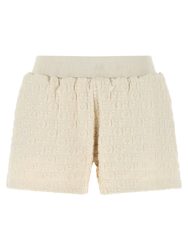 Off White Terry Shorts