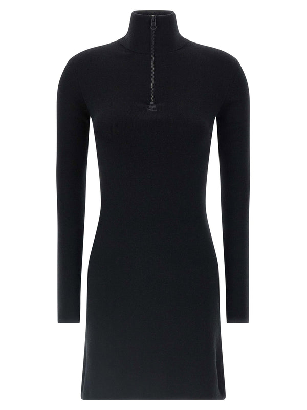 Courreges Wool Knit Dress