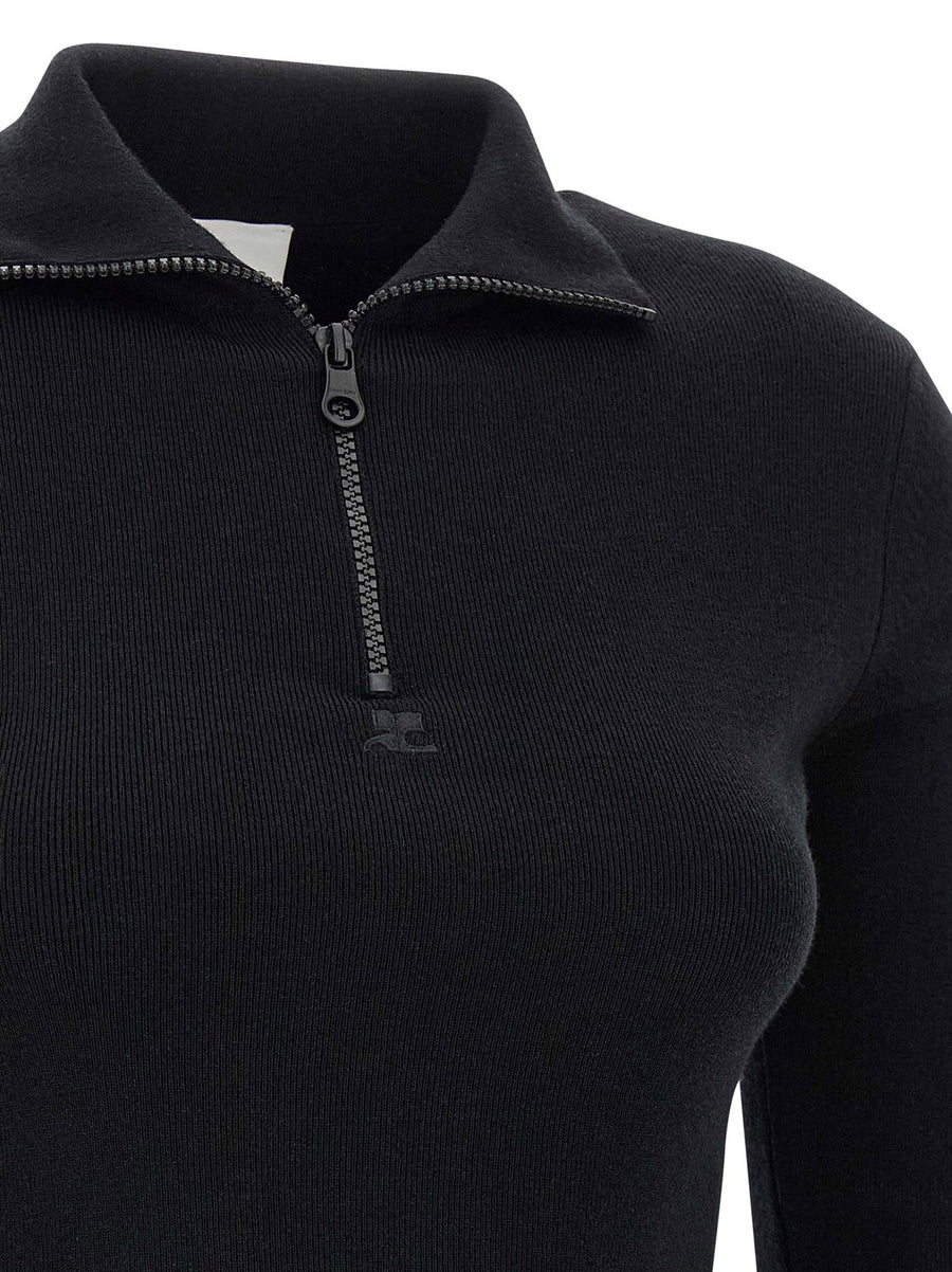 Courreges Wool Knit Dress