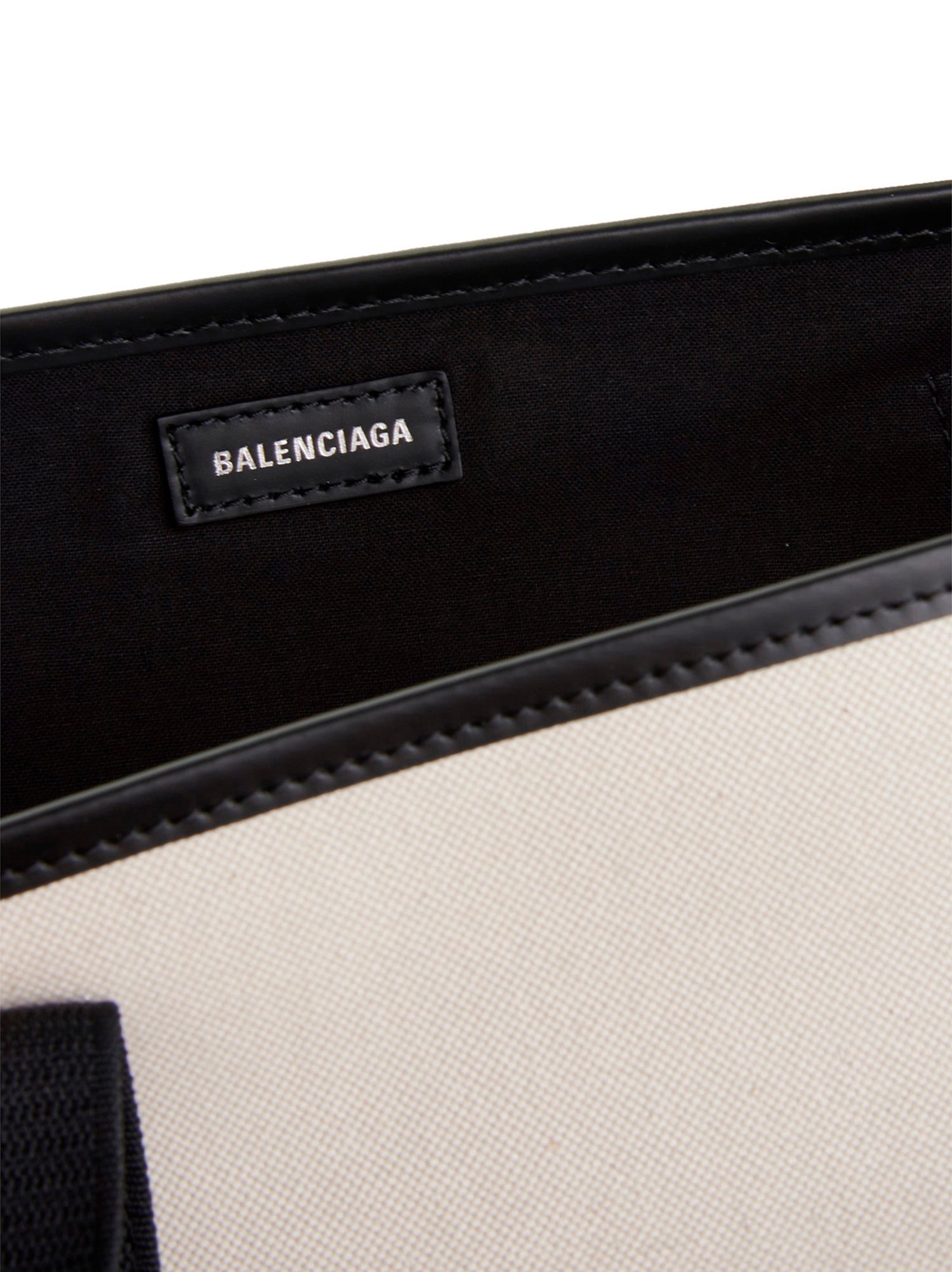 Balenciaga Navy Cabas Small Shopping Bag