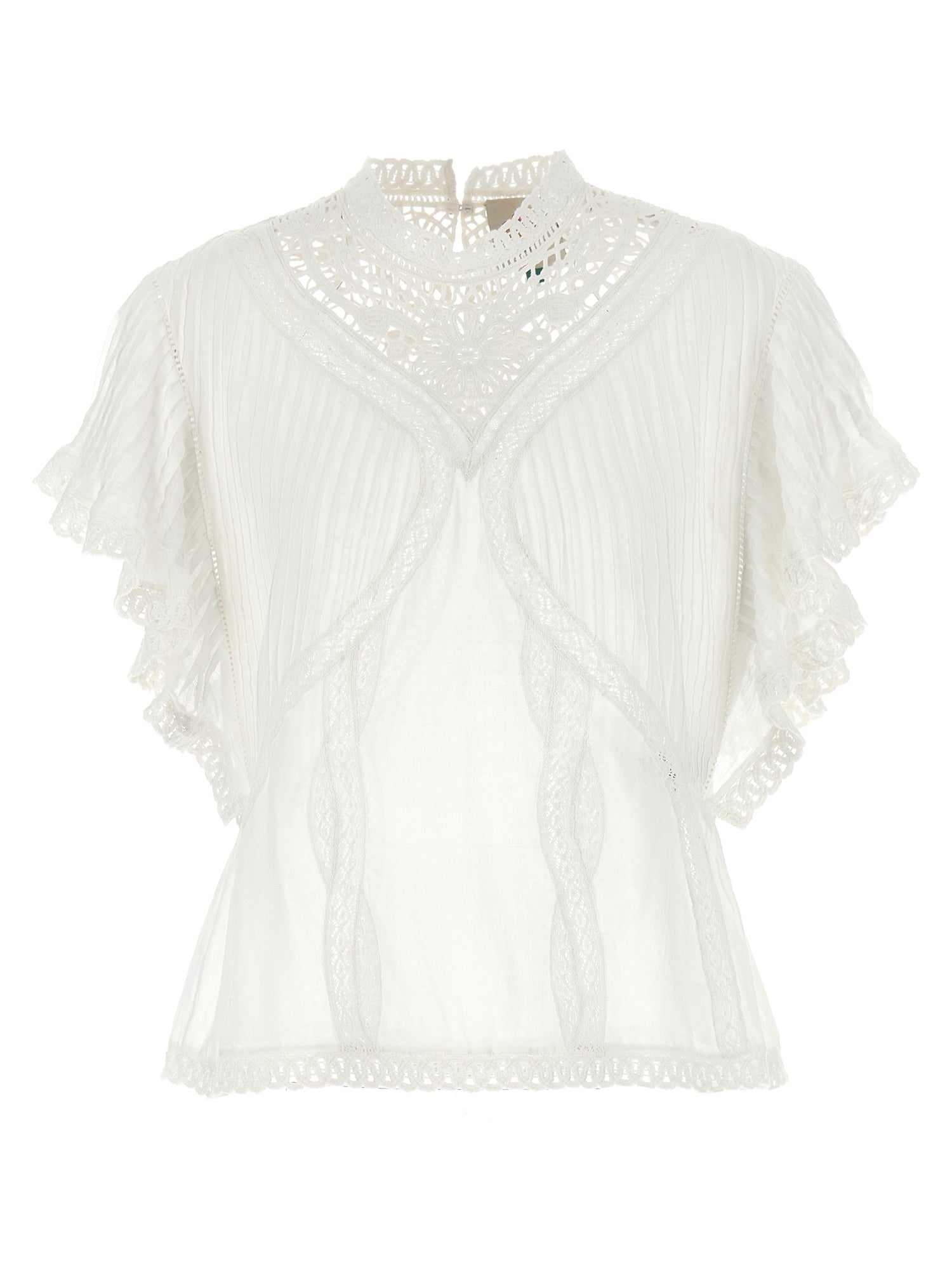 Farm Rio Openwork Detail Blouse