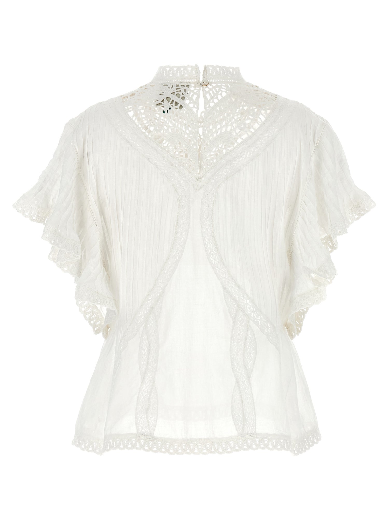 Farm Rio Openwork Detail Blouse