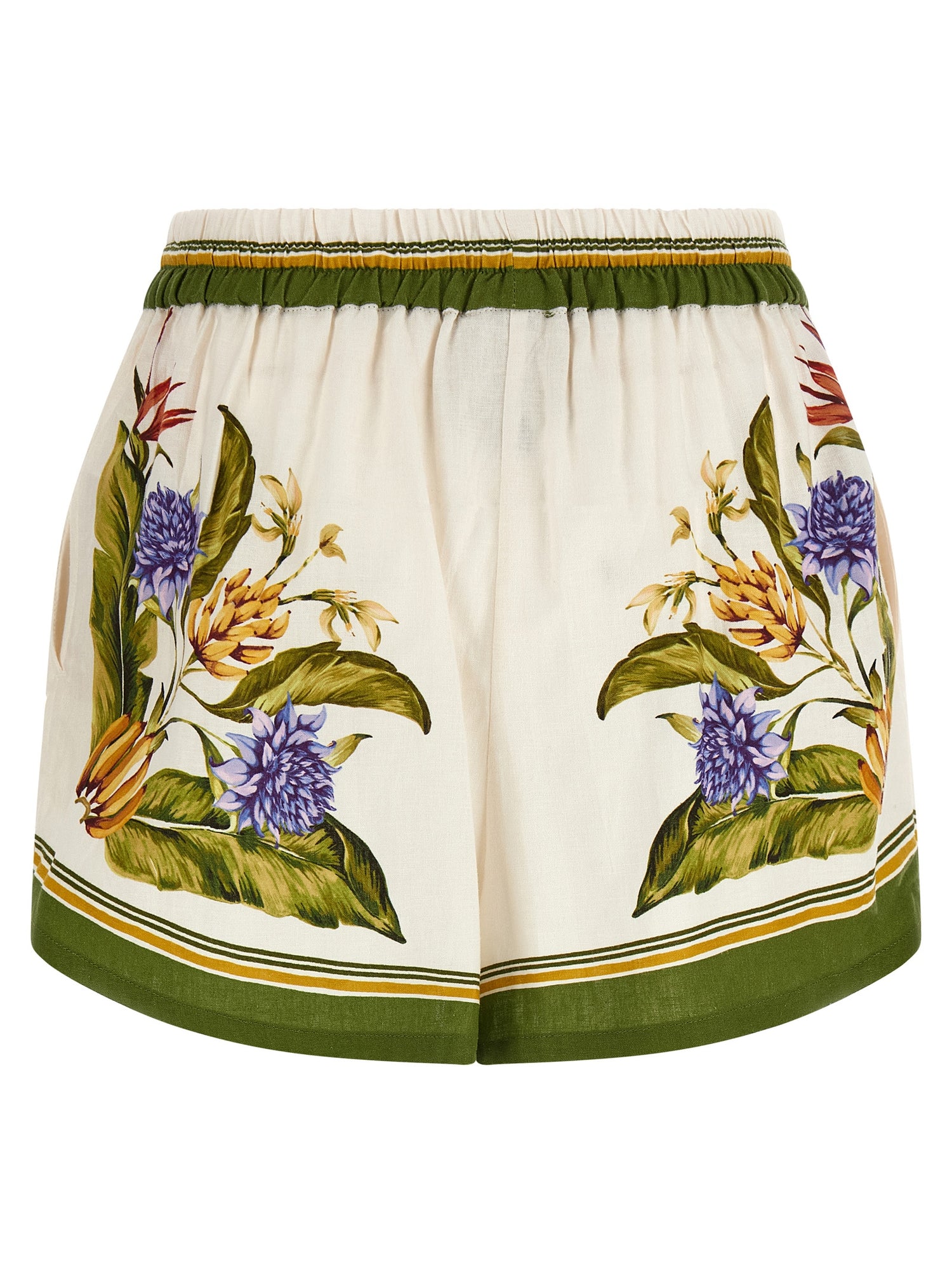 Farm Rio Sand Tropical Scarf Shorts