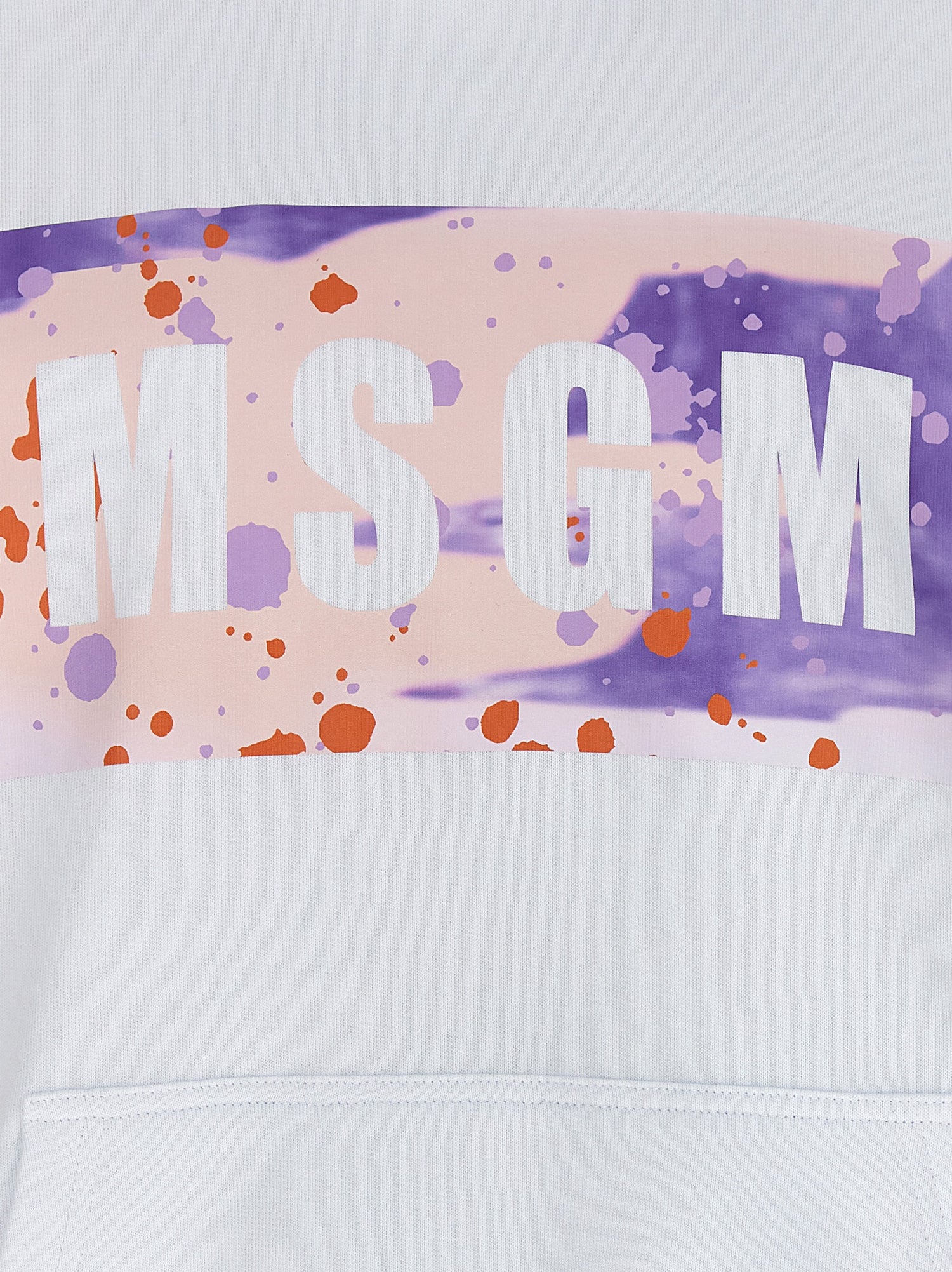 Msgm Camo Season Box Logo Hoodie