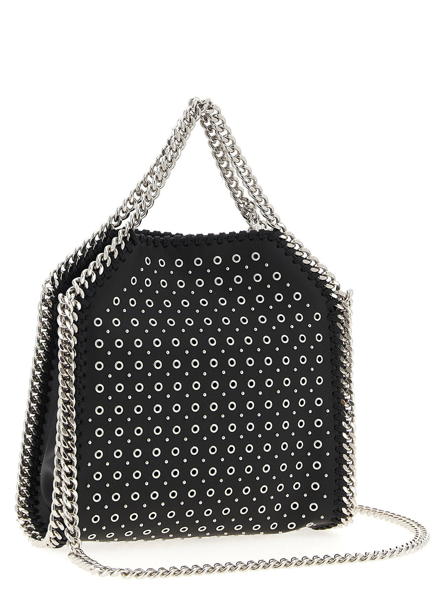 Stella McCartney Falabella Tiny Handbag Cruelty Free Leather Look Diamond Chain Strap Women