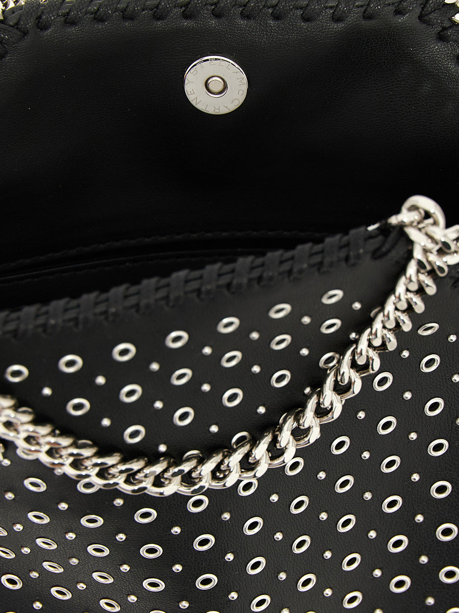 Stella McCartney Falabella Tiny Handbag Cruelty Free Leather Look Diamond Chain Strap Women